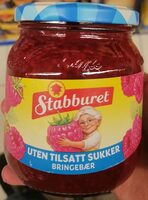 Bringebærsyltetøy uten tilsatt sukker