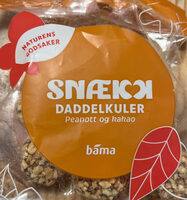 Daddelkuler Med Peanøtt Og Dadler