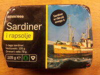 Sardiner i rapsolje