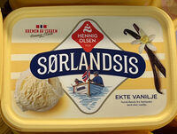 Vaniljeis med ekte vanilje