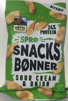Sprø Snacks Bønner Sour Cream & Onion