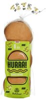 Burgerbrød Hurra 6stk 480g Bakehuset
