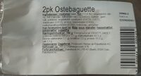 2pk Ostebaguette