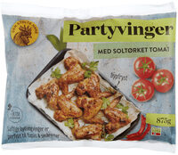 Partyvinger med soltørket tomat
