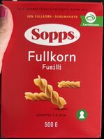 Sopps Fusilli fullkorn