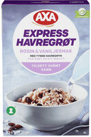 Express Havregrøt Rosin & Vaniljesmak