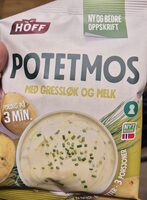 Potetmos med gressløk og melk