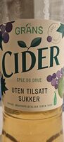 Cider Uten Tilsatt Sukker