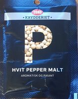 Hvit pepper malt