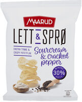 Lett & Sprø Sourcream & Cracked pepper