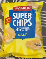 Super Chips Salt 35% Mindre Fett