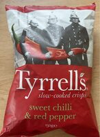 Tyrell’s sweet chilli & red pepper chips