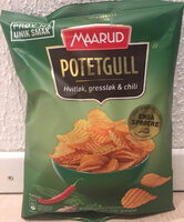 Potetgull Hvitløk, gressløk & chili