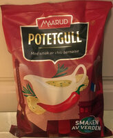 Potetgull med smak av chili bernaise