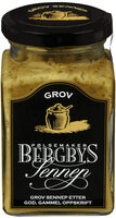 Bergbys Sennep Grov 230g