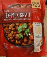 Tex-mex Gryte med poteter, kjøttdeig og grønnsaker