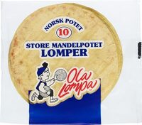 Store Mandelpotet Lomper 10 stk