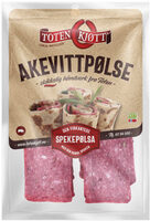 Akevittpølse 100g Toten Kjøtt