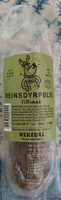 Reinsdyrpølse Viltsmak 255g