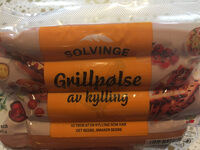 Grillpølse av kylling