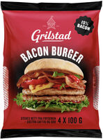 Baconburger 4x100g Grilstad