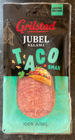 Jubelsalami med taco-smak
