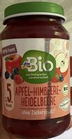 Fruchtbrei Apfel-Himbeere-Heidelbeere