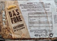 Das Pure - Haferbrot mit 25% Ölsaaten