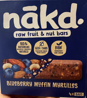Blueberry Muffin Raw Fruit And Nut Bar