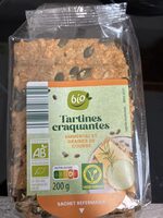 Tartines craquantes emmental et graines de courge