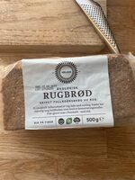 Rugbrød skivet Økologisk 500g Helios