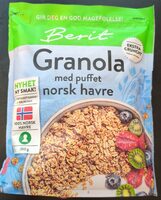 Granola med puffet norsk havre