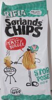 Rifla Sørlandschips med smak av tasty burger