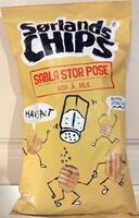 Sørlandschips sabla stor pose havsalt