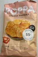 Poppa Spansk Paprika Potetchips