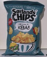 Sørlandschips med smak av kebab