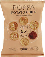 Poppa Chips Spansk Paprika 75g Sørlandschips