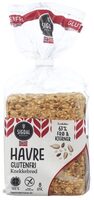 Knekkebrod glutenfri med havre
