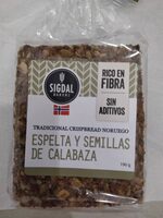 Espelta y semillas de calabaza