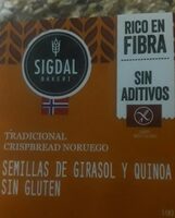 Tradicional crispbread noruego