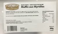 Muffin aux myrtilles
