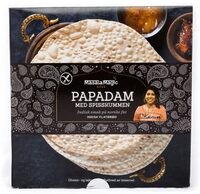 Papadam med spisskummen