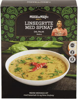 Linsegryte Med Spinat
