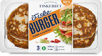 Fiskeburger purre & paprika