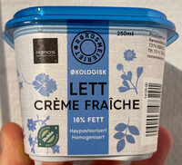 Økologisk Lett Crème Fraîche 18% fett, 2,5 dl