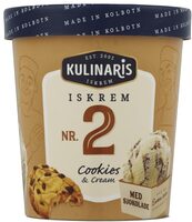 Kulinaris Iskrem Coockies Vanilje 0,5l