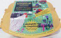 6 økologiske egg fra Vingulmark