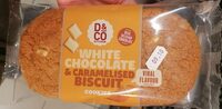 White Chocolate & Caramel Biscuits Cookies