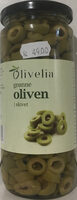 Grønne Oliven Skivet