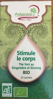 Thé vert au gingembre et ginseng